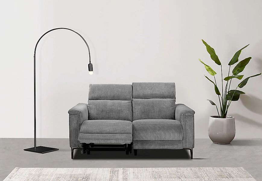 Home affaire 2-Sitzer "LUND Cord, 160 cm, manuelle o. elektrische Relaxfunk günstig online kaufen