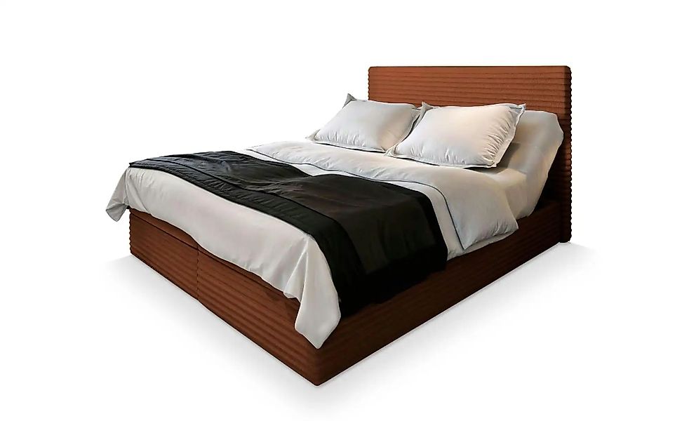 MASSENO Boxbett mit Bettkasten Milara ¦ orange ¦ Maße (cm): B: 160 H: 98 Be günstig online kaufen