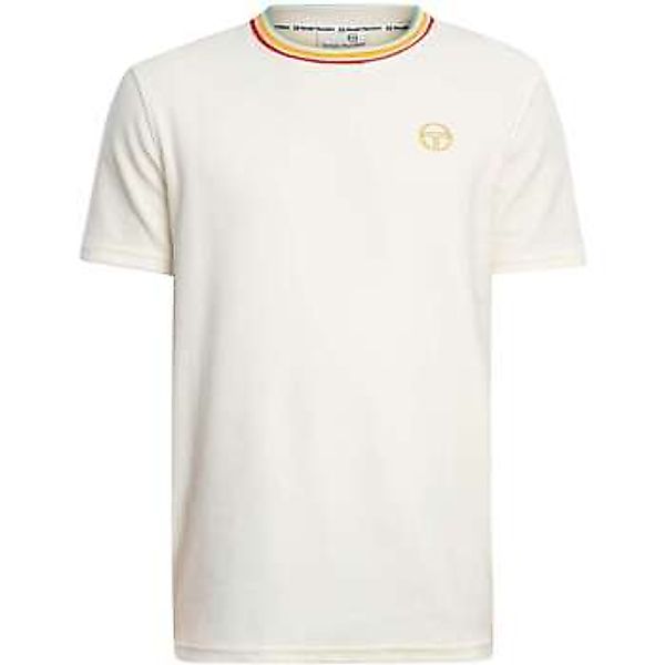 Sergio Tacchini  T-Shirts & Poloshirts Slice Velour T-Shirt Gardenia/Gold günstig online kaufen