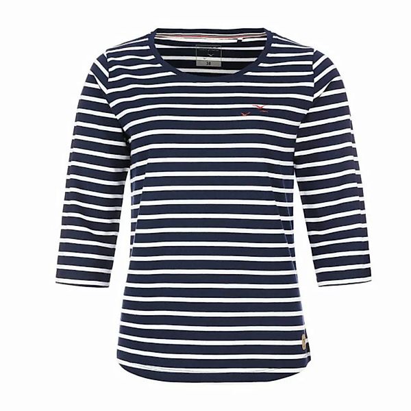 modAS 3/4-Arm-Shirt Damen Bretonisches Shirt 3/4-Arm mit Streifen aus Baumw günstig online kaufen