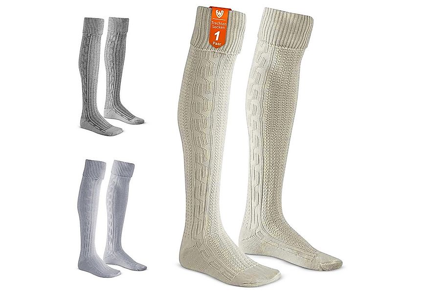 OMKA Trachtensocken ANG252 EXTRA Lange Trachtensocken Strümpfe Kniebundsock günstig online kaufen