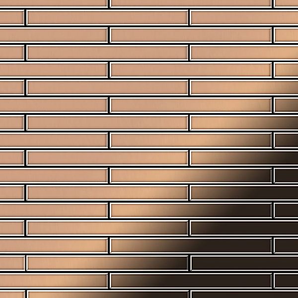 ALLOY Mosaik Fliese Massiv Metall Kupfer Gewalzt Kupfer 1,6mm Stark Avenue- günstig online kaufen