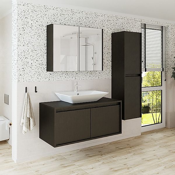 Roomart Badmöbel-Set ATL4TLG-100, (Badmöbel Set Unterschrank günstig online kaufen