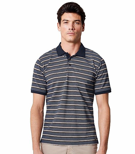 CASAMODA Poloshirt "CASAMODA Polo-Shirt gestreift" günstig online kaufen