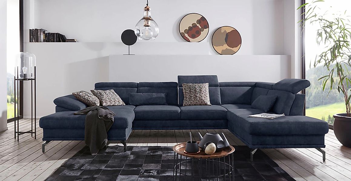 sit&more Wohnlandschaft "Scorpio U-Form", inklusive Sitztiefenverstellung, günstig online kaufen