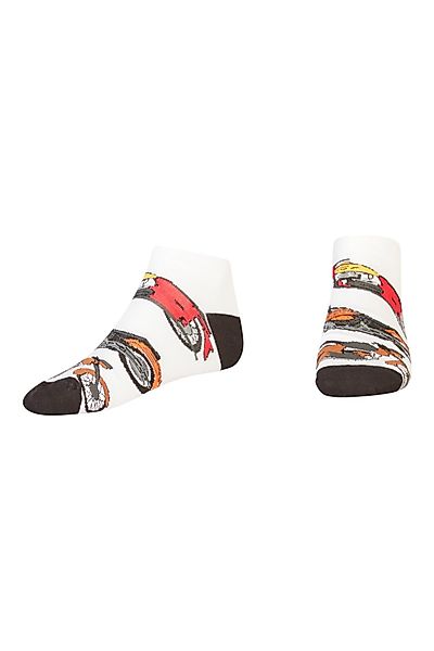 AbgeStrumpft Freizeitsocken Abgestrumpft Sneaker Motorrad (1 günstig online kaufen