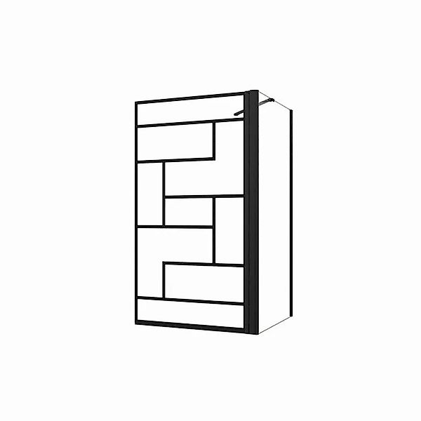 Duschparadies 80 x 140 cm Badewannenaufsatz Mit 80 cm Seitenwand 4mm NANO E günstig online kaufen