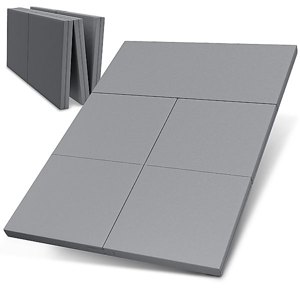 ELONEO Klappmatratze Gästematratze, 160x200x8 cm, Grau günstig online kaufen