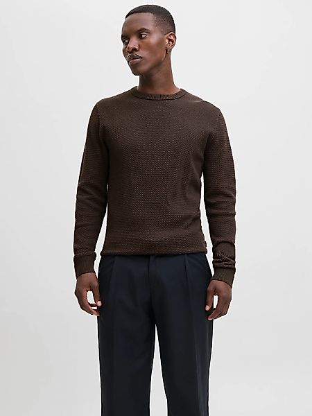 Jack & Jones Rundhalspullover "JJEGLOBE KNIT CREW NECK NOOS", in Strick Opt günstig online kaufen