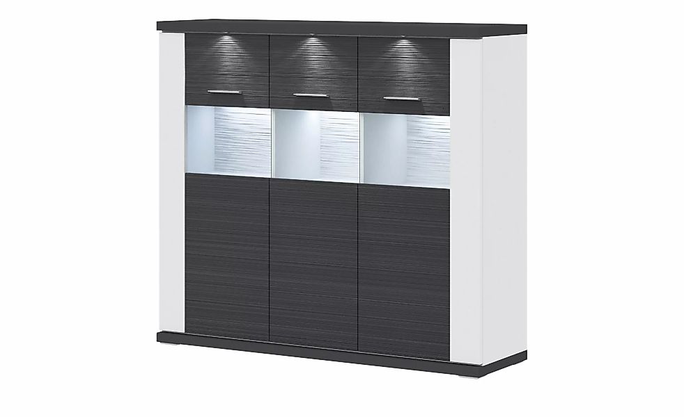 uno Highboard   Titan ¦ grau ¦ Maße (cm): B: 146 H: 131 T: 42.0 Kommoden & günstig online kaufen