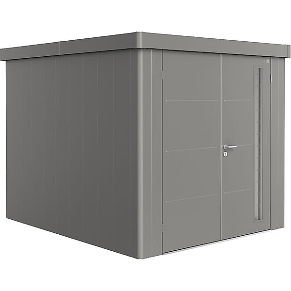 Biohort Gerätehaus Neo 3B Doppeltüre Quarzgrau-Metallic günstig online kaufen