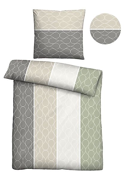 Castell - Markenbettwäsche Bettwäsche 0351108, Biber, günstig online kaufen