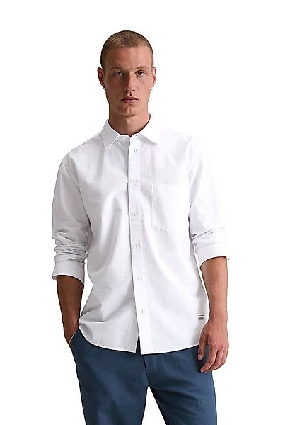 Marc O'Polo DENIM Langarmhemd mit feiner Crinkle-Struktur günstig online kaufen