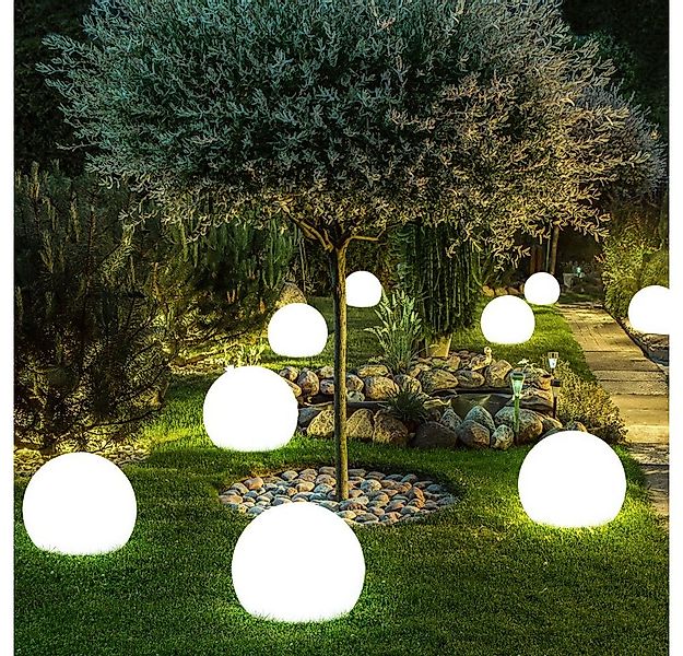 etc-shop LED Gartenleuchte, LED-Leuchtmittel fest verbaut, Neutralweiß, 9er günstig online kaufen