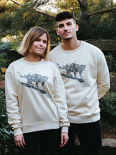Gots - Wildkatzen Sweatshirt Unisex günstig online kaufen