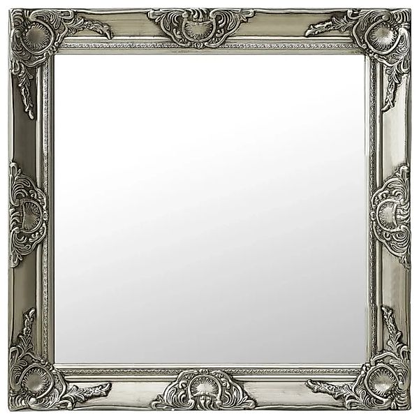 vidaXL Wandspiegel im Barock-Stil 60 x 60 cm Silbern 320334 günstig online kaufen