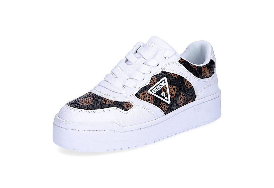 Guess Guess Damen Sneaker Miram2 weiß braun Sneaker günstig online kaufen