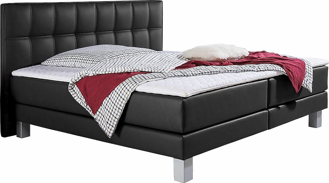 INOSIGN Boxspringbett »Tavira« in 4 Breiten, 4 Farben und 3 Matratzenarten, günstig online kaufen