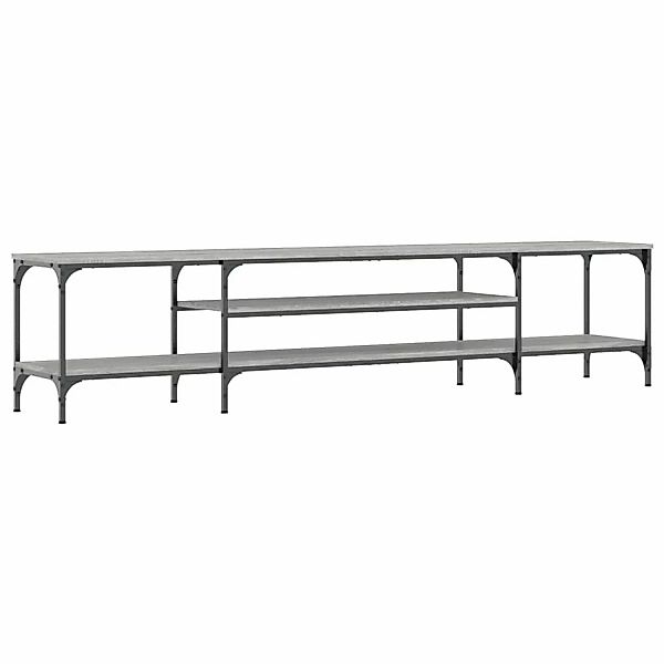 VidaXL TV-Schrank Grau Sonoma 201x35x45 cm Holzwerkstoff & Eisen günstig online kaufen