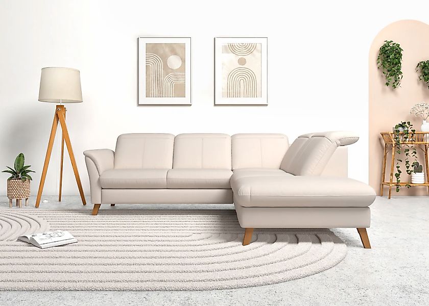 sit&more Ecksofa "Romero L-Form", wahlweise mit oder ohne TV-Funktion, Bett günstig online kaufen