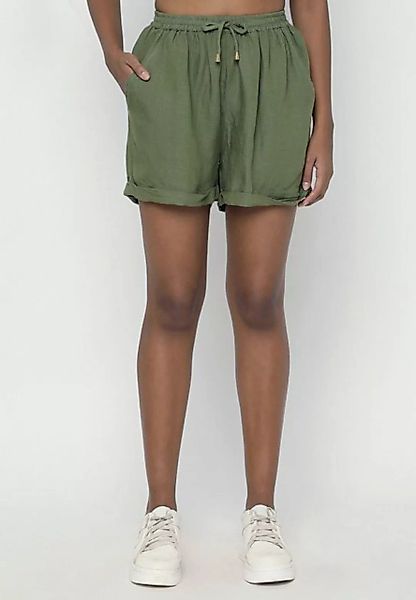 YC Fashion & Style Strandshorts YC-2908 Leinen-Shorts Elastikbund mit Tunne günstig online kaufen