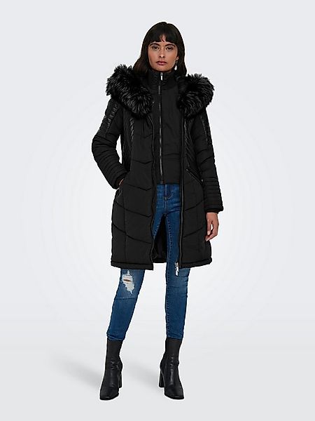 ONLY Steppmantel ONLNEWLINETTE FUR HOOD COAT OTW günstig online kaufen