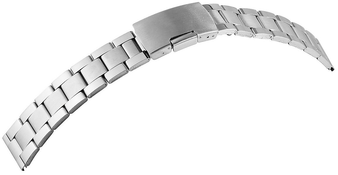 STEINMEISTER Uhrenarmband ET0006 Edelstahl-Uhrenarmband, silberfarben, 18 m günstig online kaufen