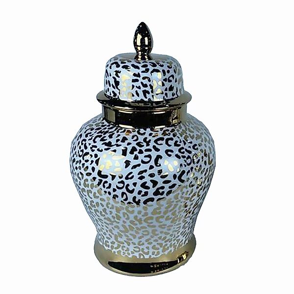 Vase Dkd Home Decor Porzellan Golden Weiß Kolonial (25 X 25 X 40 Cm) günstig online kaufen