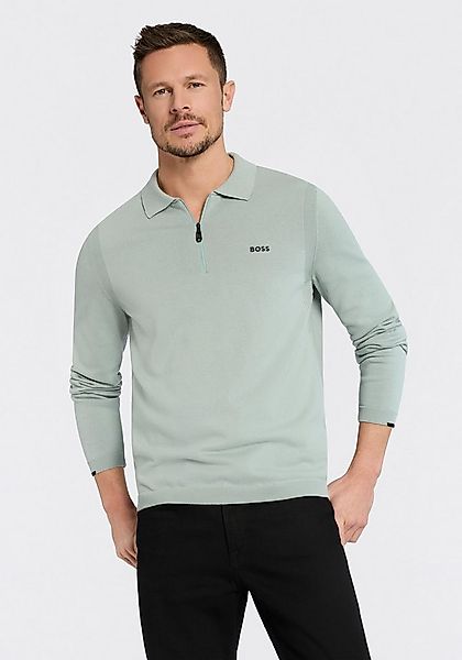 BOSS GREEN Strickpullover KN Ever-X PL mit Reißverschluss, regular fit, ton günstig online kaufen