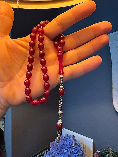 TesbihBid Kettenanhänger Osmanli dunkelrote Gebetskette (Bakalite günstig online kaufen