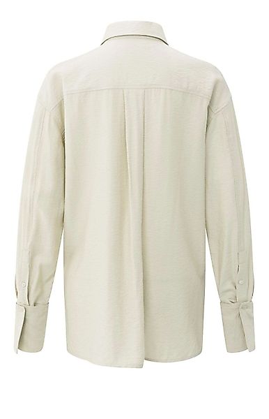 YAYA Kurzarmbluse Lange Bluse mit Bündchen günstig online kaufen