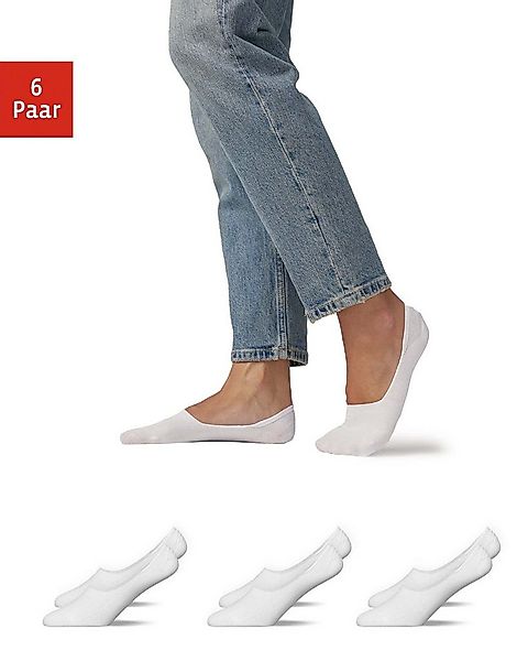 SNOCKS Füßlinge (6-Paar) mit Anti-Rutsch Pad und ohne Naht auf den Zehen günstig online kaufen
