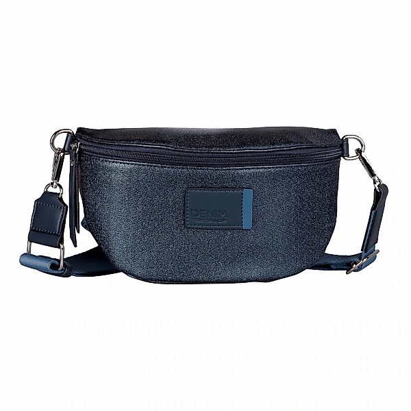 TOM TAILOR Denim Bauchtasche "Rosie Canvas" in zweifarbigem Look mit aufged günstig online kaufen
