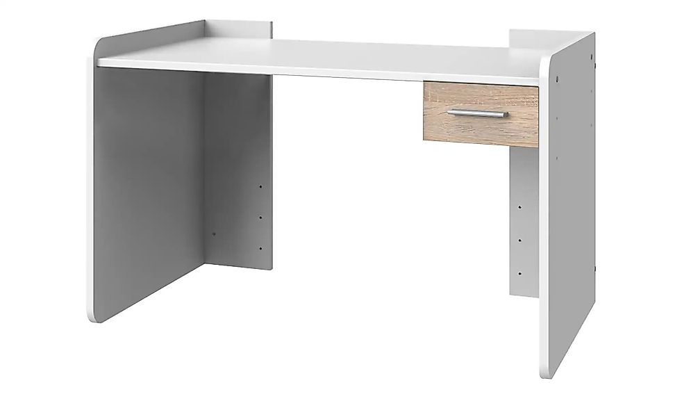 Schreibtisch  Joker ¦ weiß ¦ Maße (cm): B: 124 H: 77 T: 70.0 Kindermöbel > günstig online kaufen
