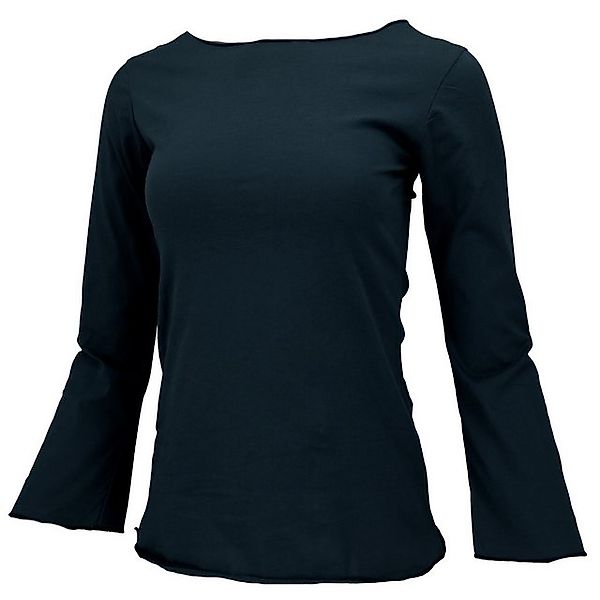 Guru-Shop Longsleeve Basic Langarmshirt, Yogashirt mit.. alternative Beklei günstig online kaufen