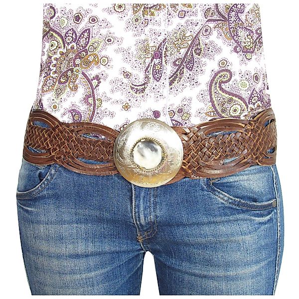 ALMADIH Taillengürtel Leder Damen Ledergürtel Hüftgürtel günstig online kaufen