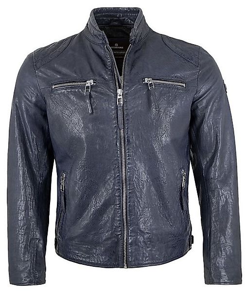 Milestone Lederjacke MSBruno Milestone - Herren Lederjacke Lammnappa marine günstig online kaufen