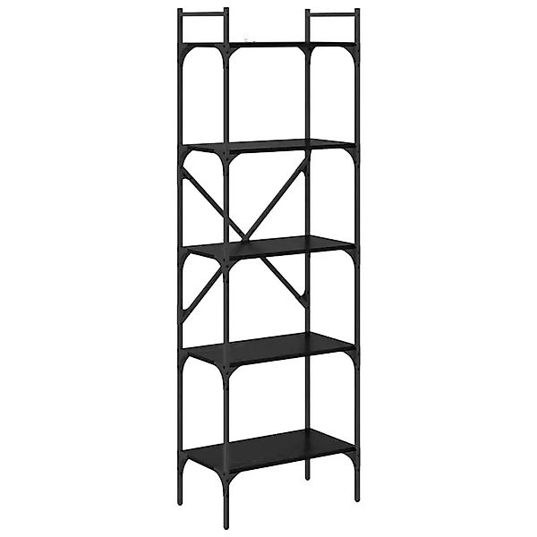 vidaXL Bücherregal Schwarz Eichen-Optik 56 x 32 x 174 cm Holzwerkstoff 8821 günstig online kaufen