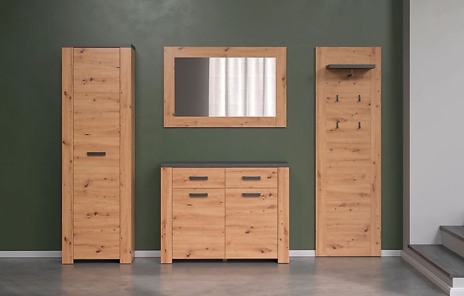Home affaire Garderoben-Set "Ambres" 4 Stk. tlg. günstig online kaufen