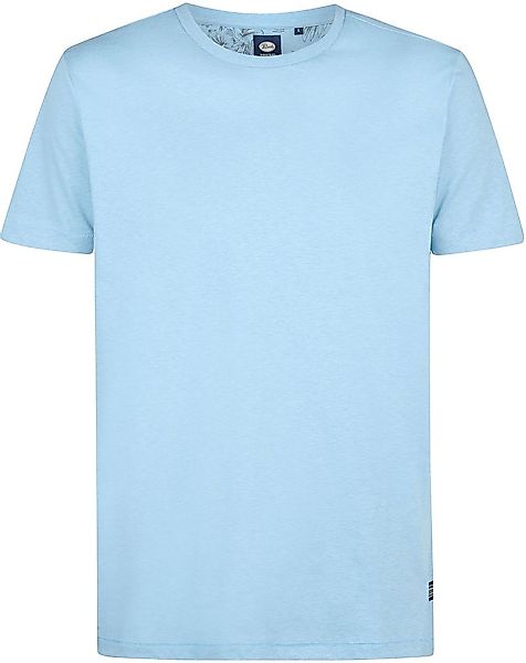 Petrol T-Shirt Viewcrest Melange Hellblau - Größe L günstig online kaufen