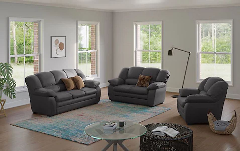 COTTA Polstergarnitur »Casino« Set, 3 Stk. tlg. Sessel, 2-Sitzer, 2,5-Sitze günstig online kaufen