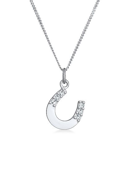 Elli Kette mit Anhänger Hufeisen Kristalle günstig online kaufen
