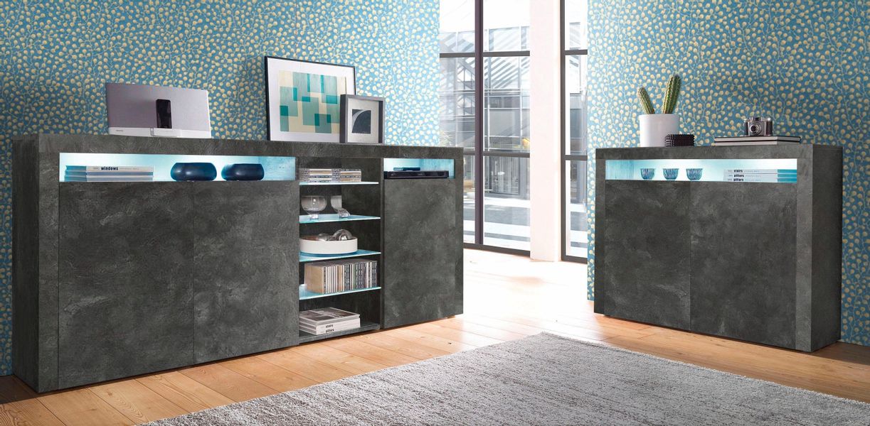 borchardt Möbel Highboard "Santa Fe" Breite 200 cm günstig online kaufen