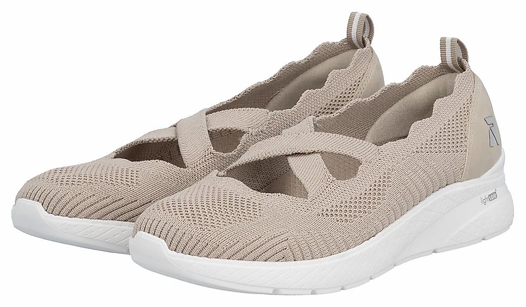 Rieker Riemchenballerina Schlupfschuh, Slipper in veganer Verarbeitung günstig online kaufen