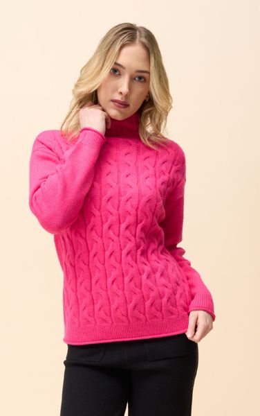 Passioni Strickpullover mit hohem Kragen und günstig online kaufen