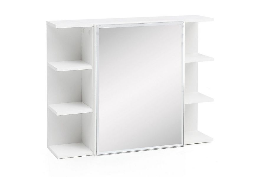 Wohnling Spiegelschrank WL5.754 Hängeschrank Modern 80x64,5x20cm Wandschran günstig online kaufen
