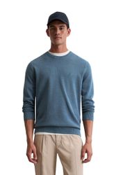 Marc OPolo Rundhalspullover "aus Bio-Baumwoll-Piqué" günstig online kaufen