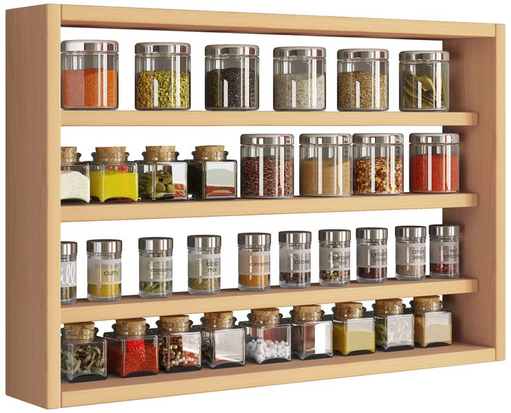 VCM Hängeschrank Holz Wandregal Gewürzregal Regal günstig online kaufen