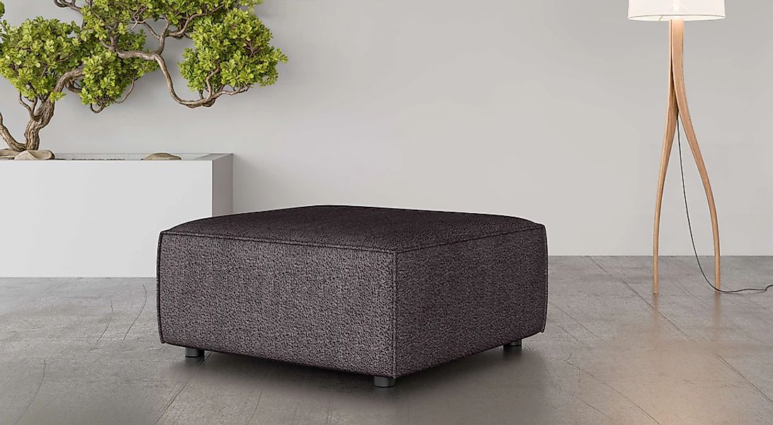 OTTO home Polsterhocker "Polsterhocker Cavan, Maße B/T/H: 90/90/42 cm" pass günstig online kaufen