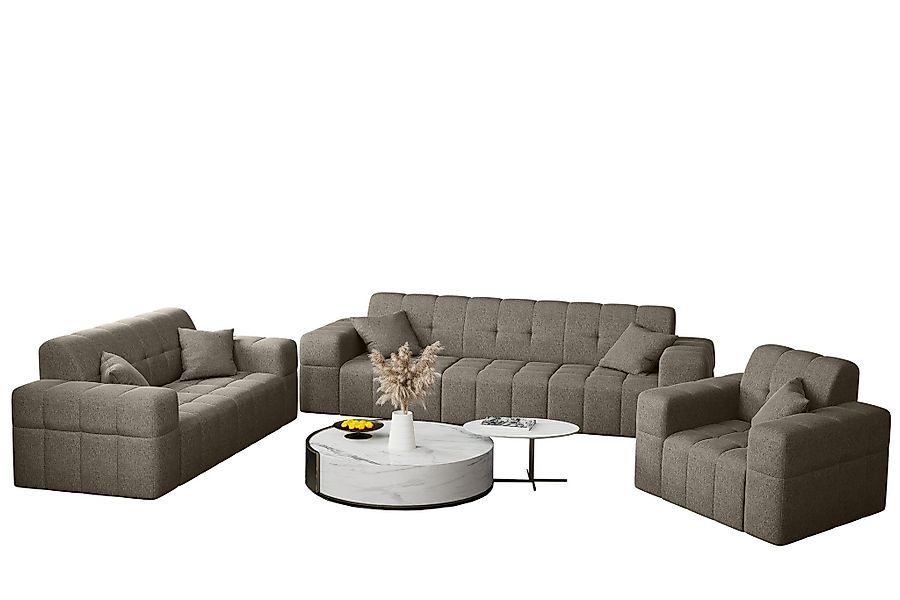Fun Möbel Polstergarnitur Sofaset Designersofa NANCY günstig online kaufen